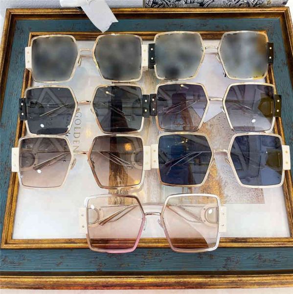

sunglasses d li ai yang ying the same generous frame sunglasses women's show a small face 30montaigne montaigne 5yt1, White;black