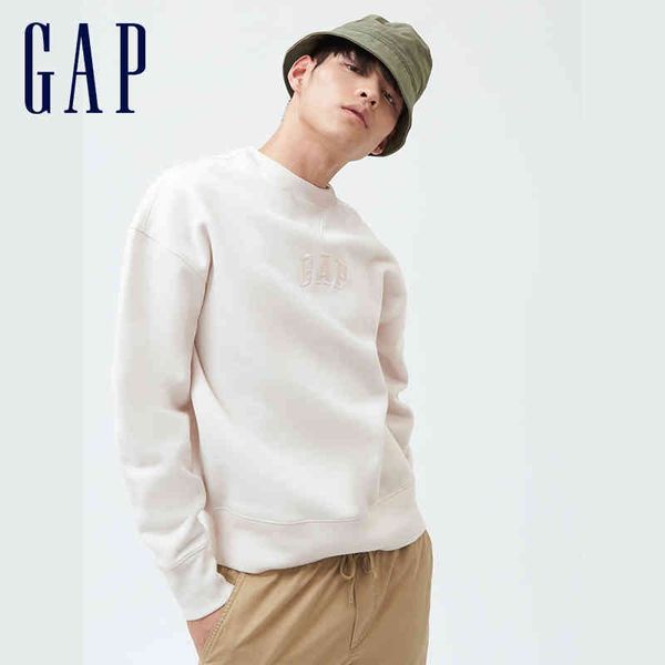 

brand hoodie gap 2021 autumn winter new lovers' sportswear men's and women's loose fleece sweater 735867 bsih, Black