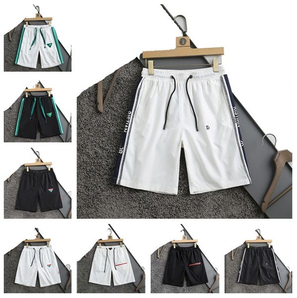 

mens shorts eric emanuel ee fitness bodybuilding summer gyms male breathable mesh quick dry sportswear jogger beach casual m-4xl#08, White;black