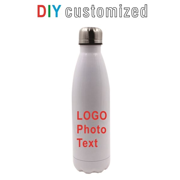 DIY 350500 мл Cola Thermos Creative Gift Vacuum Bottle Настройка печати PO Печать из нержавеющей стали тепловая чашка 220704