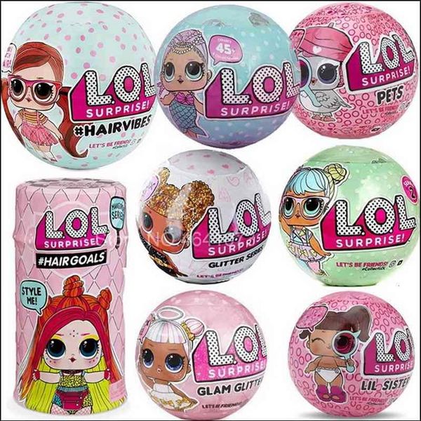 

glam glitter series bling lil sisters eye lols surprise dolls under wraps hair goals l.o.l confetti pop pet222z