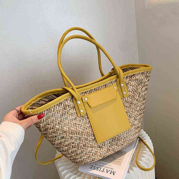 

bag women's bag woven niche design portable korean menger s hand fashion
