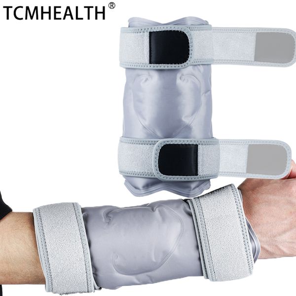 TCMHealth Knee envolve a terapia a frio quente terapia de alívio da dor com tiras traseiras ombros da cintura do joelho para entorses reutilizáveis