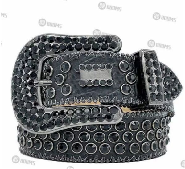 

2022 designer simon belts suitable for men women shiny diamond belt classic on black fashion chastity silver black smooth14, Black;brown