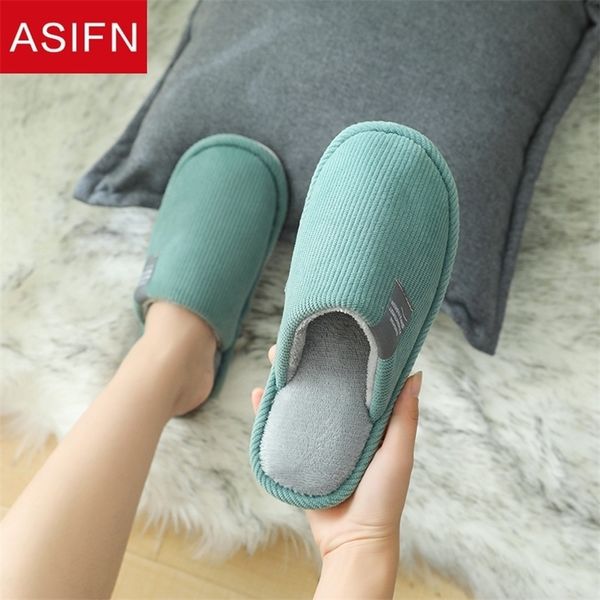 

asifn women winter fur slippers simple solid nonslip indoor bedroom warm plush ladies flats home female furry house slippers 201026, Black