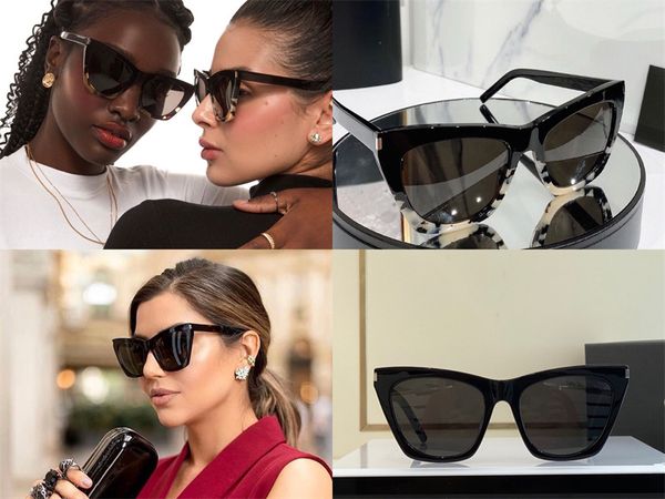 

women's fashion cat's eye sunglasses sl214 newstyle eyewear frog mirror the new uv protection outdoor mirror driving mirror touris, White;black