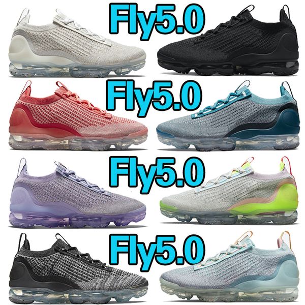 

fly 5.0 running shoes day to night pure platinum men women sneakers peach pink oreo triple black team red beige grey designer fk mens