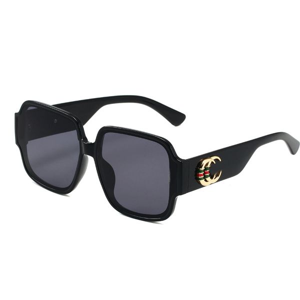 Designer Luxus -Sonnenbrille für Männer und Frauen Marke Übergroße Maske Sonnenbrille Mode Ovale Sonnenbrille UV -Schutzlinsenbeschichtungsbeschichtung mit Kastenkoffer