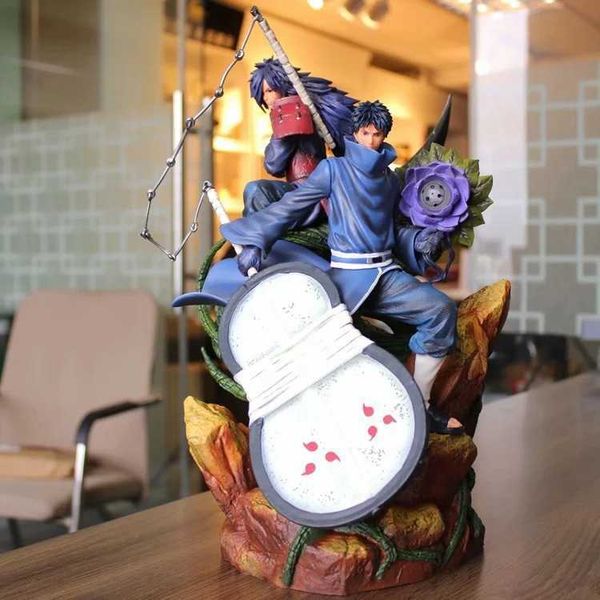 

huiya01 new anime shippuden obito tobi akatsuki uchiha madara gk statue pvc action figure model collection figurestoys q0722