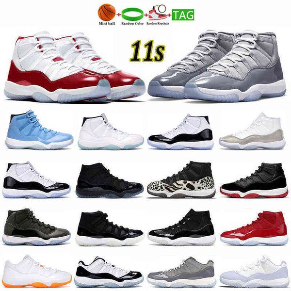 

11 men women 11s basketball shoes cherry cool grey mens sneaker pantone concord, Black