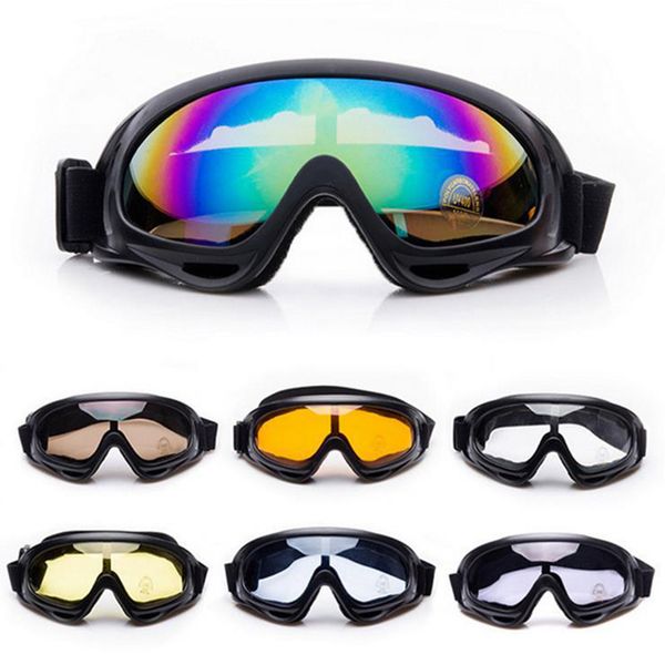 Máscara ao ar livre Goggles de óculos de sol dos óculos de sol Motocross Patinação de vidros de vento snowboard de esqui 220624