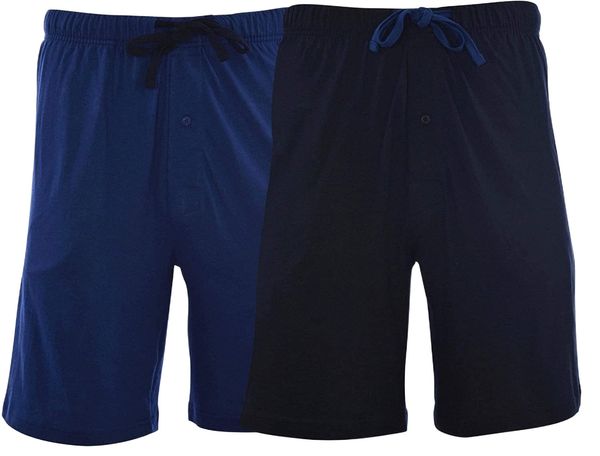 

men's 2-pack knit short z5pe#, White;black