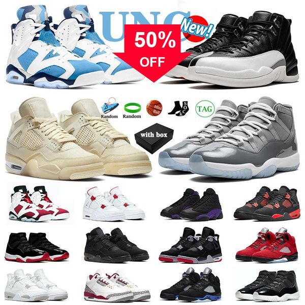 

mens basketball shoes 4s sail white oreo black cat red thunder 6s unc bred patent 11s cool grey 12s playoffs 13s court purple 5s racer blue