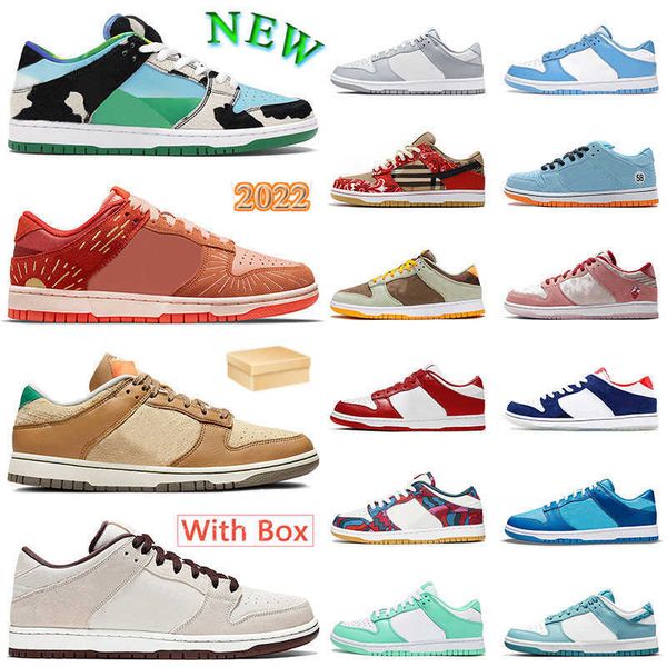 

[with box] sbs designer mens womens low casual shoes 2022 fashion sb desert sand mahogany unc dark marina blue winter solstice chunky dunky, Black