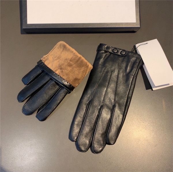 Männliche Winter-Fünf-Finger-Handschuhe, einfache kurze Persönlichkeitshandschuhe, Outdoor-Reitleder, wasserdichter Handschuh