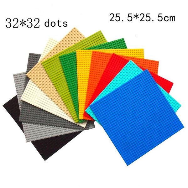 

32 32 dots baseplate base building blocks diy plastic assembly plate classi265k