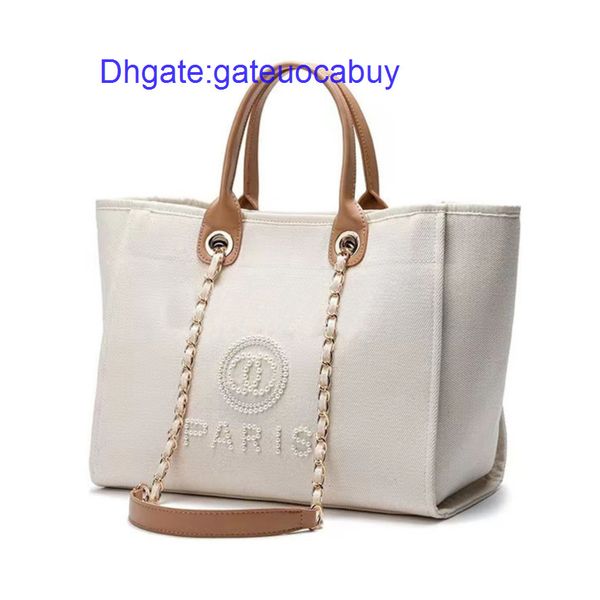 

luxury women label pearl beach bags classic canvas evening bag designers brand ch female fashion big handbags ladies backpack portable large
