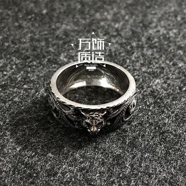 

20% off jewelry the new double head 9m sterling silver 925 dominee three-dimensional tiger pattern male and female personality ring