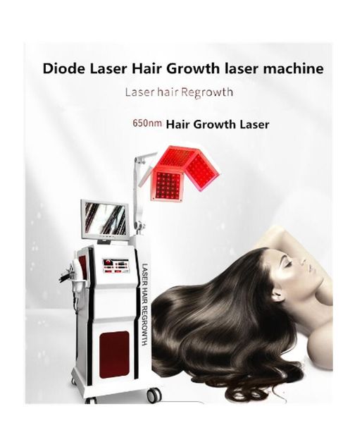 

directly effect hair growth laser products 650nm diode lazer hairs regrowth machine beauty hair loss treatment salon use, Black