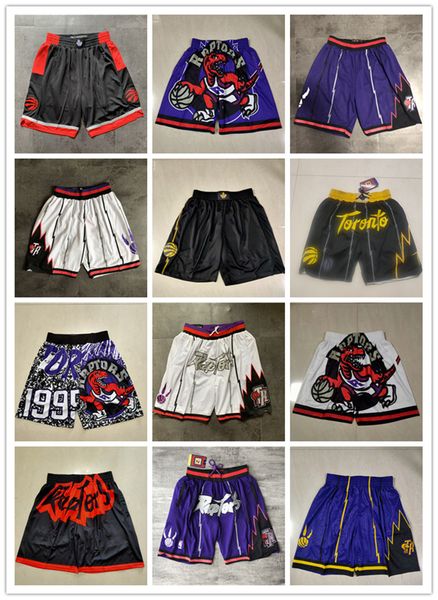 

toronto''raptors''men throwback basketball shorts pocket, Black