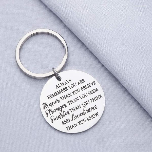 Keychains Double-Sides sempre lembre