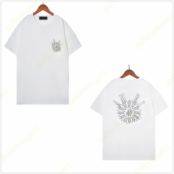 

men tshirts designer clothes t shirt cashew flower pentagram graphic tee letters oversized fit t-shirt eagle smudged soaring wagle casual ta, White;black