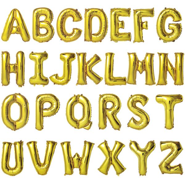 

18inch 32inch foil party balloons rose gold silver numbers letters kids birthday decorations wedding decor wholesale dropshipping