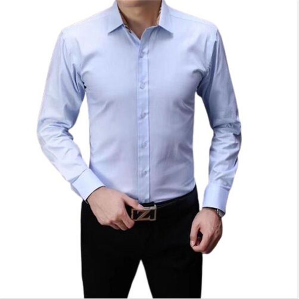 

2022 luxury designer men's shirts fashion casual business social and cocktail shirt brand spring autumn slimming the most fashionable c, White;black