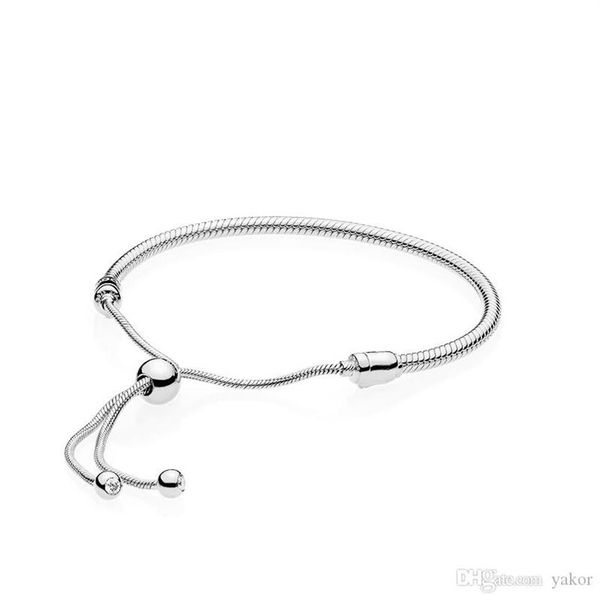 

arrival moments hand chain bracelet set original box for pandora 925 sterling silver women wedding adjustable size bracelets207j, Golden;silver