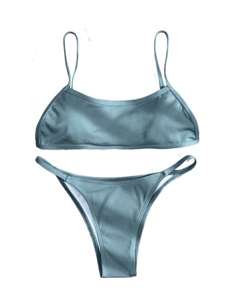 

rib backless bikini swimsuit u7cu#, White;black