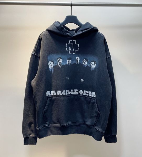 

men's plus size hoodies & sweatshirts in autumn / winter 2022acquard knitting machine e custom jnlarged detail crew neck cotton r448r33, Black;brown