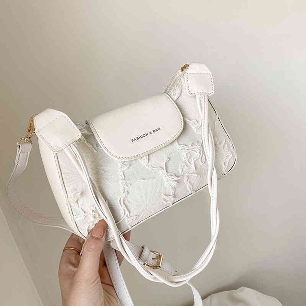 

foreign style women's bag small bag 2022 summer trend fashion solid color messenger bag and canvas design single shoulder bagluxury sty