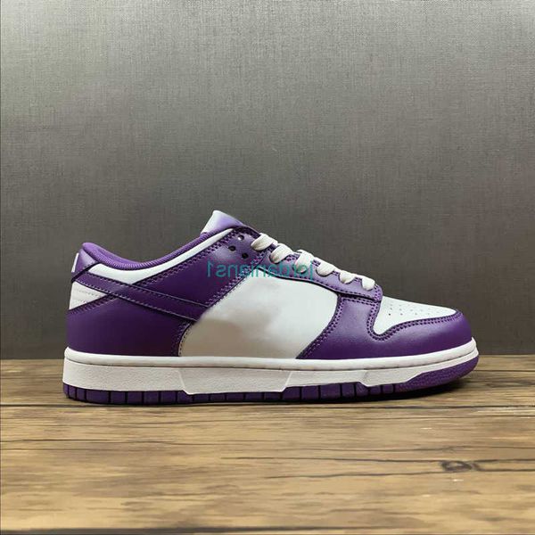 

5a shoes a1a quality skateboard duks low prm white purple color leisure sneakers come size 36-47.5