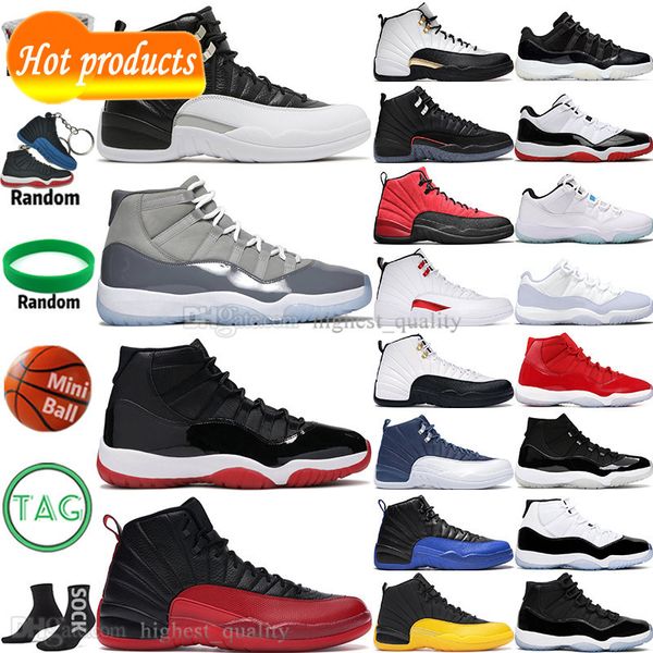 

playoffs royalty taxi 12 12s mens basketball shoes cool grey 11 11s 45 concord bred legend blue gamma flu game royal 72- anniversary men, Black
