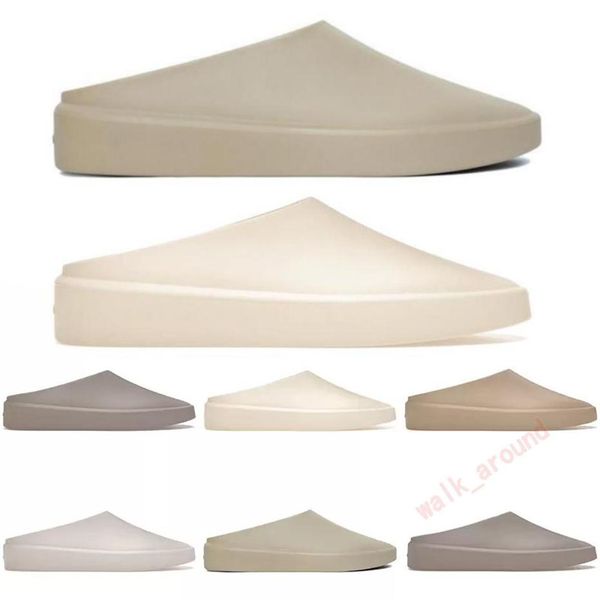 

fashion fear of gods slip-on slippers casual shoes the california designer slippers slip on cement almond concrete cream oat luxur218t, Black