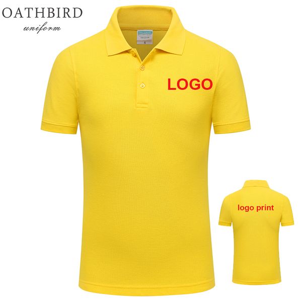 Magliette polo promozionali personalizzate in cotone/polo con stampa pubblicitaria/camicia con risvolto all'ingrosso 220608