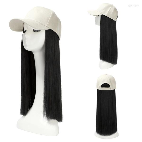 Visors Shawl Hat Hair Cap comprimento preso beisebol penteado ajustável