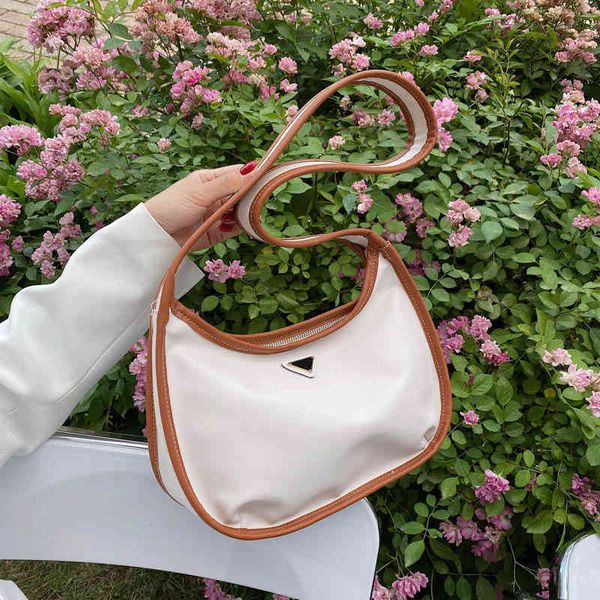 

women ins summer fashion single shoulder bag foreign style half moon armpit bag
