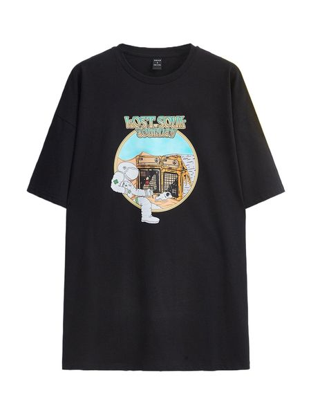 

x krassti astronaut & letter graphic z49c#, White