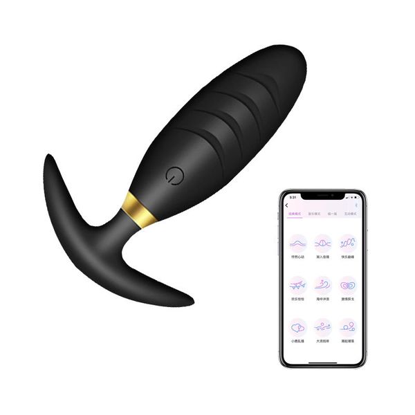 Силиконовая вибраторская анальная заглушка Sexy Machine для мужчин женщин и вагинальный яркий мастурбатор Auns Massager Shop