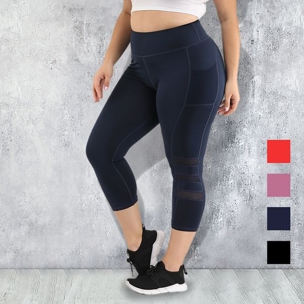 

xxxxl womens sweatpants large size yoga pants sports women tights plus size fitness leggings movement pants warm wear gym pants y200529, Black