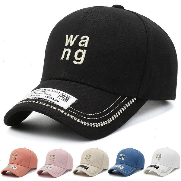 

summer brand-name baseball cap cotton embroidered letter patch sun hat fashion designer high-quality brand, Blue;gray