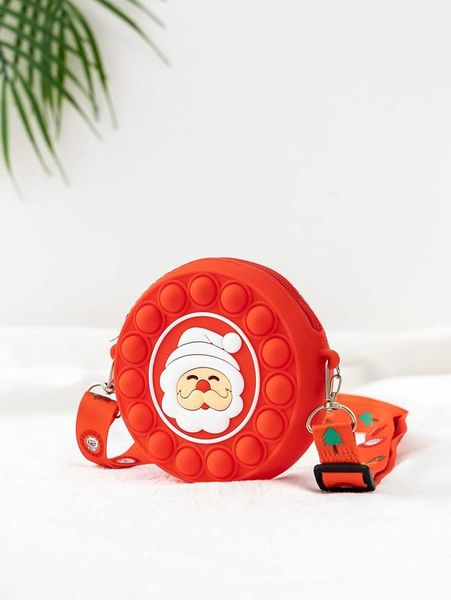 

kids christmas graphic bubble circle bag she