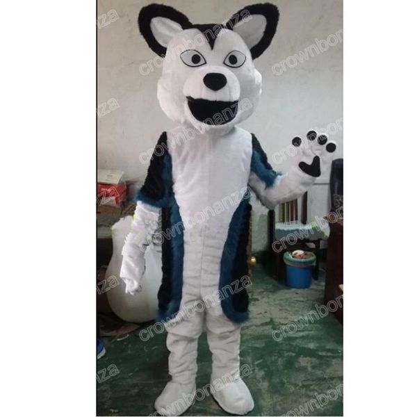 

halloween husky dog mascot costume cartoon anime theme character adults size christmas carnival birthday party outdoor outfit, Red;yellow