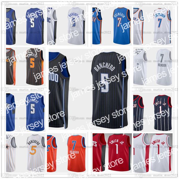 

james 2022 draft pick no.1 2 3 basketball 5 paolo banchero jerseys 7 chet holmgren 1 jabari smith jr. men women youth, Black;red
