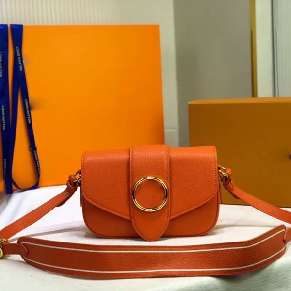 

ladies designer bag handbag calfskin material circular configuration messenger bag with smooth cowhide lining shoulder bags fashion multicol, Black;red