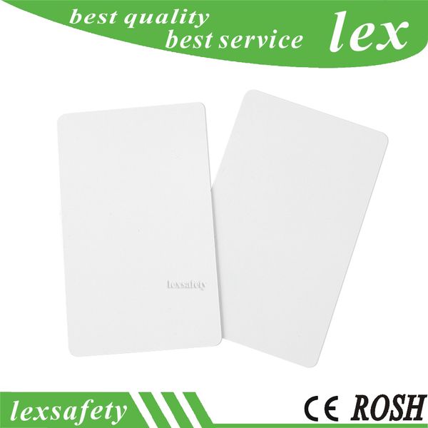 

100pcs 125khz em4305 rfid blank card white smart card id cards for access control and parking lot system / l door locks
