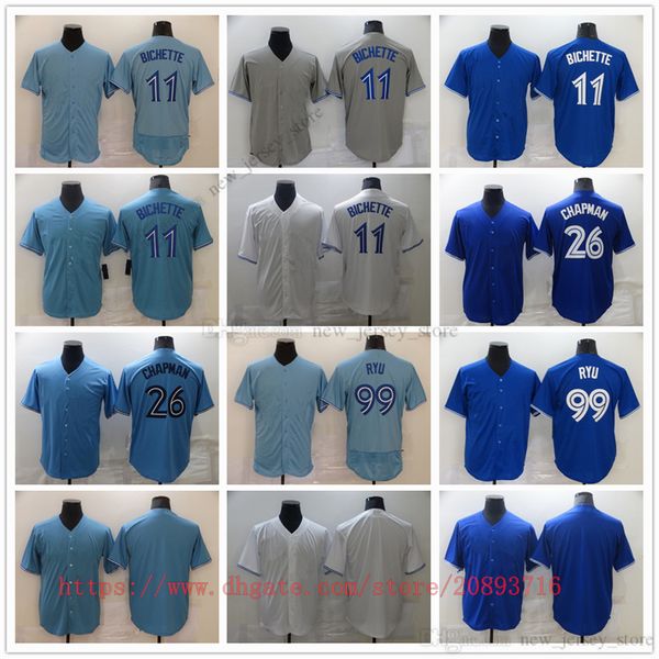 Filme College Baseball usa camisas costuradas 11 Bobichette 99 Hyun-jinryu 26Chapman Slap All Stitched Away Sport Sport Sale de alta qualidade