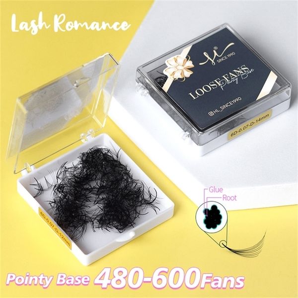 

pointy base loose fans premade fans lash eyelash extension 6d 7d 10d thin pointy stem lash premade volume fans 220616