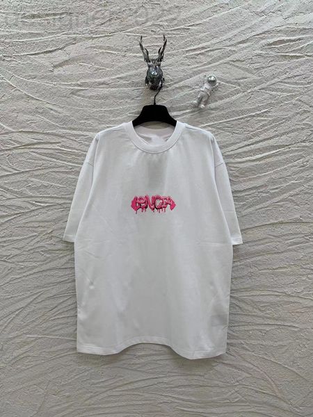 

women's t-shirt designer b house ceiling version jelly letter graffiti printing can be solid or white 83cx